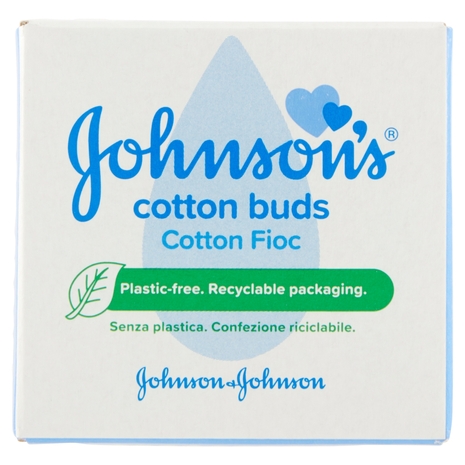 JOHNSON'S Baby, Cotton Fioc, 100% in Puro Cotone, per Tutta La Famiglia, 100pz